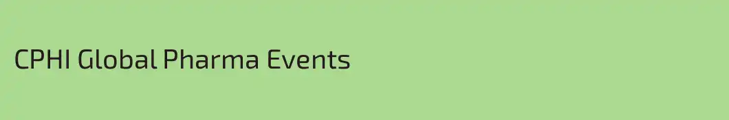 CPHI Global Pharma Events